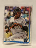 #20 Jose Urena Miami Marlins 2019 Topps Series One Baseball Card