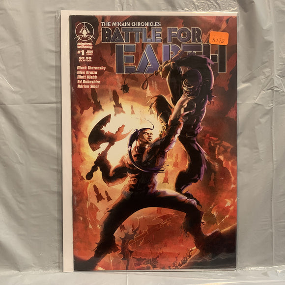 #1 Battle for Earth The Mckain Chronicles Digital Webbing Comics AM 7420