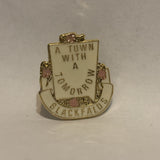 A Town with a Tomorrow Blackfalds Alberta Lapel Hat Pin