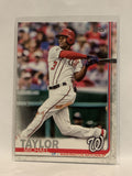 #101 Michael Taylor Washington Nationals 2019 Topps Series One Baseball Card
