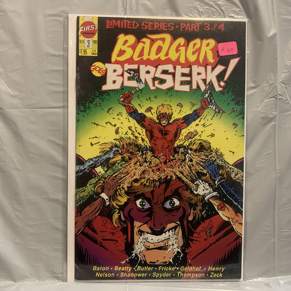 #3 Badger goes Berserk Limited Series part 3 of 4 First Comics AM 7423