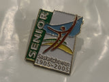 Senior Summer Games Saskatchewan 1905 2005 Lapel Hat Pin