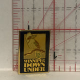 Winnipeg Down Under Kookaburra Bird Lapel Hat Pin