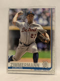 #249 Jordan Zimmermann Detroit Tigers 2019 Topps Series One Baseball Card