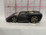 Black Enzo Ferrari 2003 Hot Wheels Diecast Car