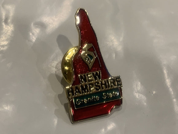New Hampshire Granite State Lapel Hat Pin