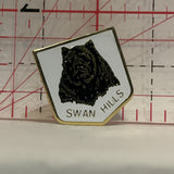 Swan Hills Alberta Grizzley Bear Lapel Hat Pin