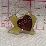 Love Heart Texas  Lapel Pin