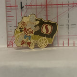 Safeway Chuckwagon Cowboy Lapel Hat Pin