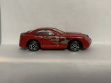 Red Flames Racer Unbranded Loose Diecast Car 1/64 IQ