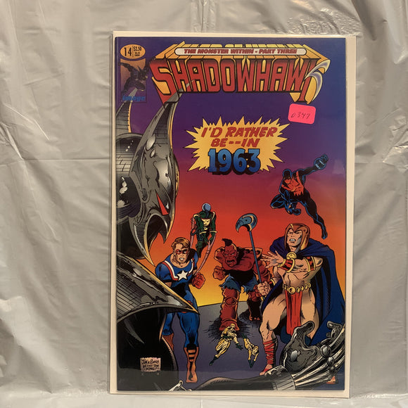 #14 Shadowhawk I’d Rather be in 1963 The Monster Within Part 3 Image Comics AM 7436