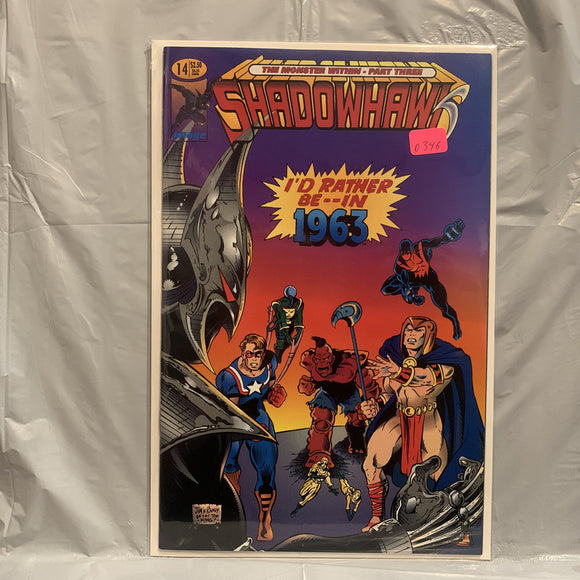 #14 Shadowhawk I’d Rather be in 1963 The Monster Within Part 3 Image Comics AM 7437