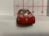 Red Flames Racer Unbranded Loose Diecast Car 1/64 IQ