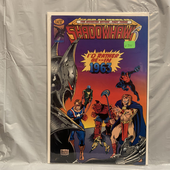 #14 Shadowhawk I’d Rather be in 1963 The Monster Within Part 3 Image Comics AM 7438