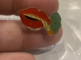 Smoking Lips Lapel Hat Pin