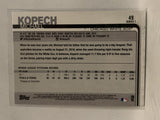 #49 Michael Kopech Rookie Chicago White Sox 2019 Topps Series One Baseball Card