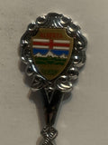 Grand Centre Alberta Crest Emblem Souvenir Spoon