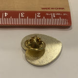 Bingo Card Heart Lapel Hat Pin AA