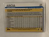 #272 Orlando Arica Milwaukee Brewers 2019 Topps Series One Baseball Card