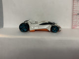 White Stock Racer Mcdoanlds 2009 Hot Wheels Loose Diecast Car 1/64 IQ