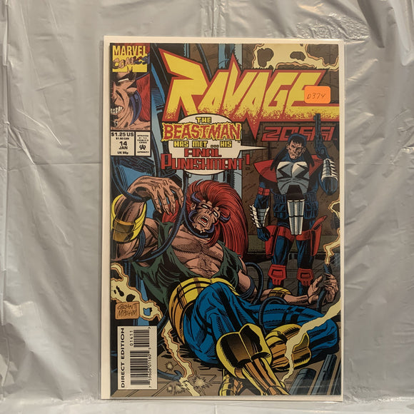#14 Ravage 2099 The Beastman Final Punishment Marvel Comics AM 7452