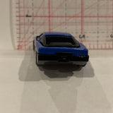 Blue Police Sports Stock Racer Unbranded Diecast Cars CR