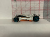 White Stock Racer Mcdoanlds 2009 Hot Wheels Loose Diecast Car 1/64 IQ