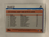 #90 Javier Baez Chicago Cubs 2019 Topps Series One Baseball Card