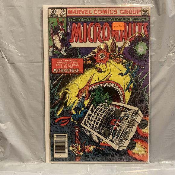 #30 The Micronauts They Came From Inner Space Microverse Marvel Comics AM 7460