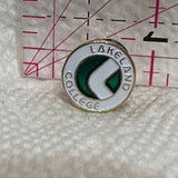 Lakeland College Logo  Lapel Pin