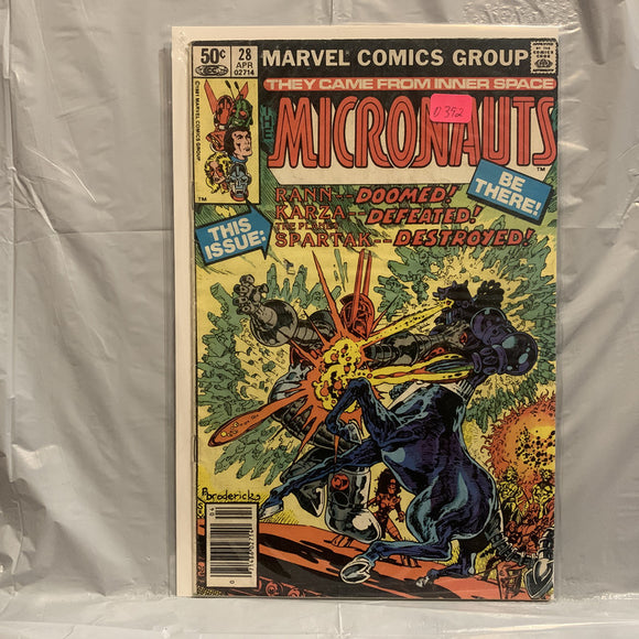 #28 The Micronauts They Came From Inner Space  Marvel Comics AM 7462