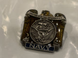 United States of America NAVY Logo Lapel Hat Pin