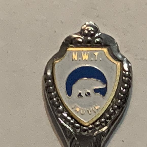 Inuvik Northwest Territories Polar Bear Collectable Souvenir Spoon CK