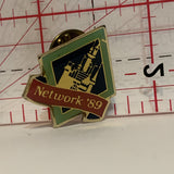 Network '89 Castle Logo Lapel Hat Pin