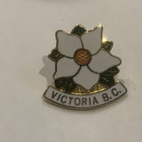 Victoria BC Dogwood Flowers Lapel Hat Pin AA