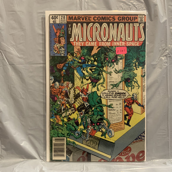 #20 The Micronauts They Came From Inner Space Marvel Comics AM 7467