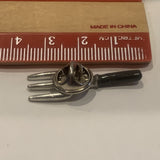 Gardening Fork Lapel Hat Pin AA