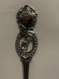 Golden British Columbia Deer Souvenir Spoon