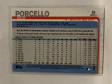 #54 Rick Porcello Boston Red Sox 2019 Topps Series One Baseball Card
