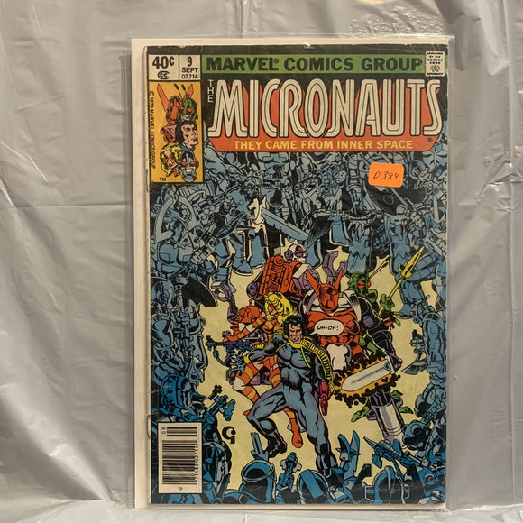 #9 The Micronauts They Came From Inner Space Marvel Comics AM 7470