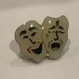 Opera Play Masks Lapel Hat Pin AA