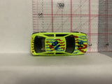 Yellow #16 Racer  Unbranded Loose Diecast Car 1/64 IQ