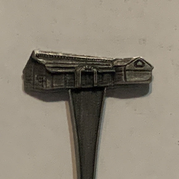 Nend Pioneer Heritage Center Cavalier N.D. Pewter Collectable Souvenir Spoon CL