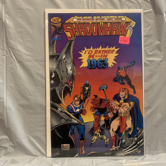 #14 Shadowhawk I’d Rather be in 1963 The Monster Within Part 3 Image Comics AN 7477