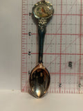 Wisconsin Wood Violet Robin Bird Souvenir Spoon