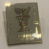 Rainer X Gil Olympia XIV Jean Seattle 1984-85 Lapel Hat Pin AB