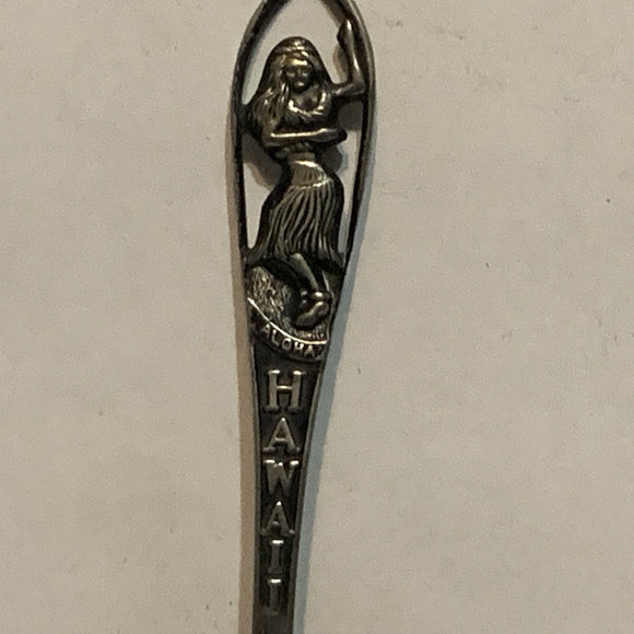 Hawaii Aloha Hula Dancer Collectable Souvenir Spoon CL