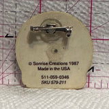 Jesus is the Reason for the Season Xmas Wreath  Lapel Pin