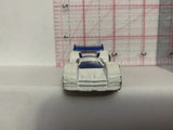 White Mid Drift Hot Wheels Loose Diecast Car 1/64 IQ