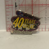 CFQC TV 40 Years of Great Television Lapel Hat Pin
